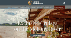 Desktop Screenshot of cruisemekong.com