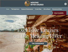 Tablet Screenshot of cruisemekong.com